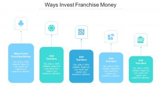 Ways Invest Franchise Money Ppt Powerpoint Presentation Summary Visual Aids Cpb