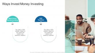 Ways Invest Money Investing In Powerpoint And Google Slides Cpb
