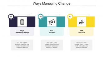 Ways Managing Change In Powerpoint And Google Slides Cpb