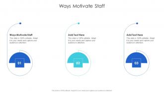 Ways Motivate Staff In Powerpoint And Google Slides Cpb