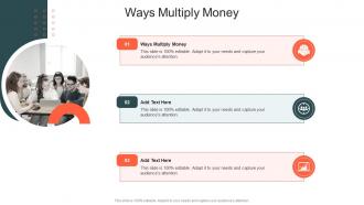 Ways Multiply Money In Powerpoint And Google Slides Cpb