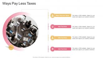 Ways Pay Less Taxes In Powerpoint And Google Slides Cpb