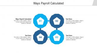 Ways payroll calculated ppt powerpoint presentation summary graphics download cpb