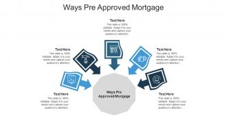 Ways pre approved mortgage ppt powerpoint presentation inspiration portrait cpb