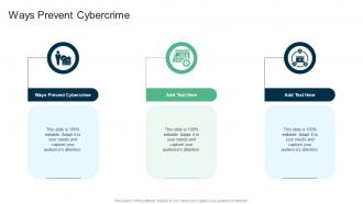 Ways Prevent Cybercrime In Powerpoint And Google Slides Cpb