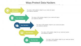 Ways protect data hackers ppt powerpoint presentation pictures smartart cpb
