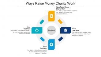 Ways Raise Money Charity Work Ppt Powerpoint Presentation Portfolio Layout Cpb