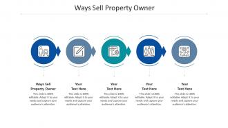Ways sell property owner ppt powerpoint presentation portfolio aids cpb