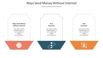 Ways Send Money Without Internet Ppt Powerpoint Presentation Model Cpb
