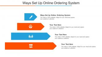 Ways Set Up Online Ordering System Ppt Powerpoint Presentation File Shapes Cpb