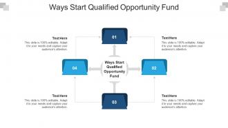 Ways start qualified opportunity fund ppt powerpoint presentation show background image cpb