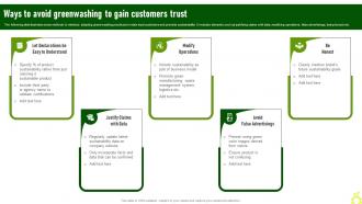 Ways To Avoid Greenwashing Gain Green Advertising Campaign Launch Process MKT SS V