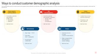 Ways To Conduct Customer Demographic Analysis