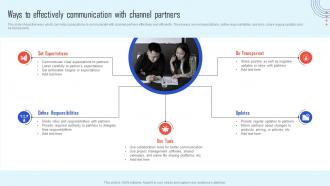 Ways To Effectively Communication Partners Channel Partner Strategy And Increase Sales Strategy Ss