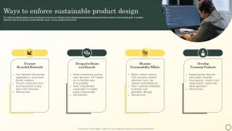 Ways To Enforce Sustainable Product Design Boosting Brand Image MKT SS V