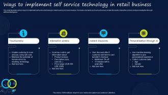 Ways To Implement Self Service Technology In Retail Business