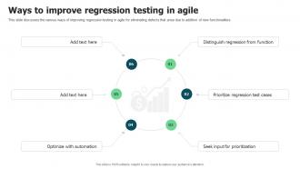 Ways To Improve Regression Testing In Agile