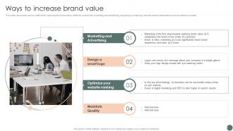 Ways To Increase Brand Value