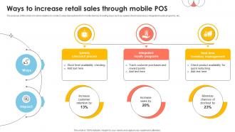 Ways To Increase Retail Sales Through Mobile POS