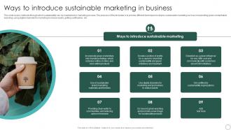 Ways To Introduce Sustainable Marketing Principles To Improve Lead Generation MKT SS V