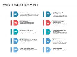 Ways To Make A Family Tree