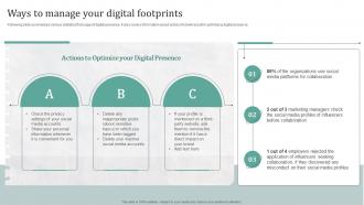 Ways To Manage Your Digital Footprints Creating A Compelling Personal Brand From Scratch