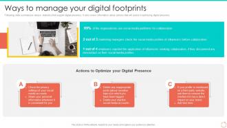 Ways To Manage Your Digital Footprints Personal Branding Guide For Professionals And Enterprises