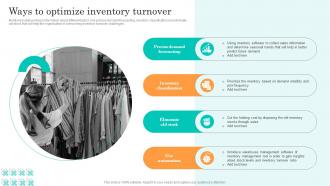 Ways To Optimize Inventory Turnover Efficient Management Retail Store Operations