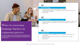 Ways To Overcome Language Barriers In Expansion Process Comprehensive Guide For Global