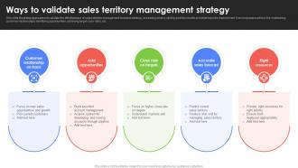 Ways To Validate Sales Territory Management Strategy