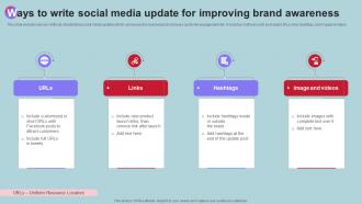 Ways To Write Social Media Update For Improving Brand Awareness