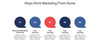 Ways work marketing from home ppt powerpoint presentation styles visuals cpb