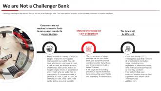 We are not a challenger bank curve ppt file background image