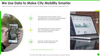 We use data to make city mobility smarter lime investor funding elevator