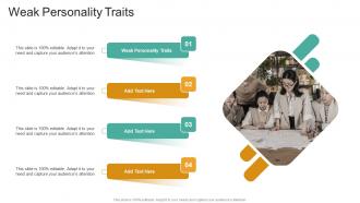 Weak Personality Traits In Powerpoint And Google Slides Cpb