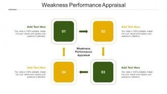 Weakness Performance Appraisal In Powerpoint And Google Slides Cpb