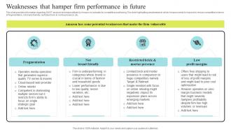Weaknesses That Hamper Firm Amazon Business Strategy Understanding Its Core Competencies Insights