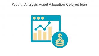 Wealth Analysis Asset Allocation Colored Icon In Powerpoint Pptx Png And Editable Eps Format