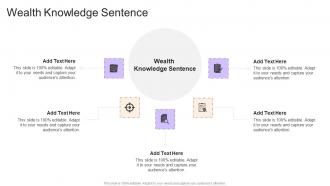 Wealth Knowledge Sentence In Powerpoint And Google Slides Cpb