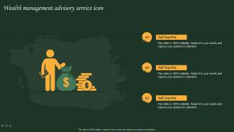 Wealth Management Advisory Service Icon
