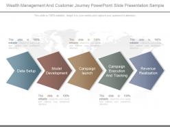 Wealth management and customer journey powerpoint slide presentation sample