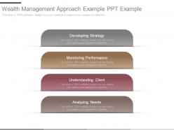 Wealth management approach example ppt example