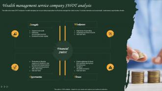 Wealth Management Service Company SWOT Analysis