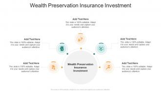 Wealth Preservation Insurance Investment In Powerpoint And Google Slides Cpb