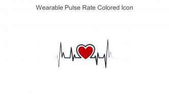 Wearable Pulse Rate Colored Icon In Powerpoint Pptx Png And Editable Eps Format