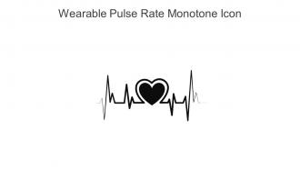 Wearable Pulse Rate Monotone Icon In Powerpoint Pptx Png And Editable Eps Format
