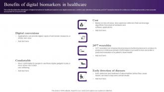 Wearable Sensors Benefits Of Digital Biomarkers In Healthcare