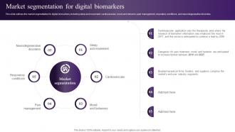 Wearable Sensors Market Segmentation For Digital Biomarkers