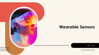 Wearable Sensors PPT Mockup AT