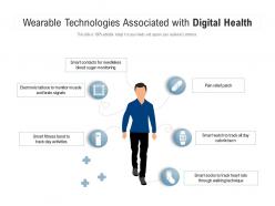 Wearable technologies associated with digital health